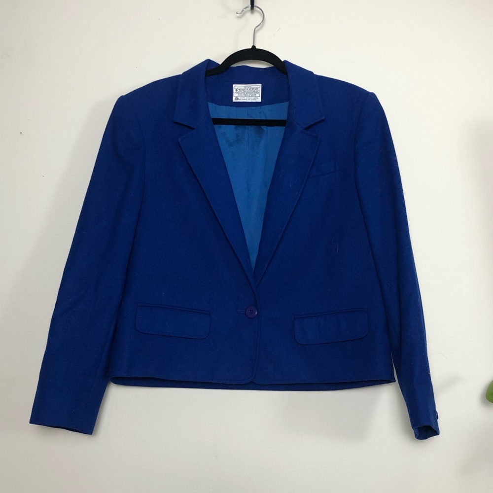 Pendleton Woolen Mills Cobalt Blue Blazer